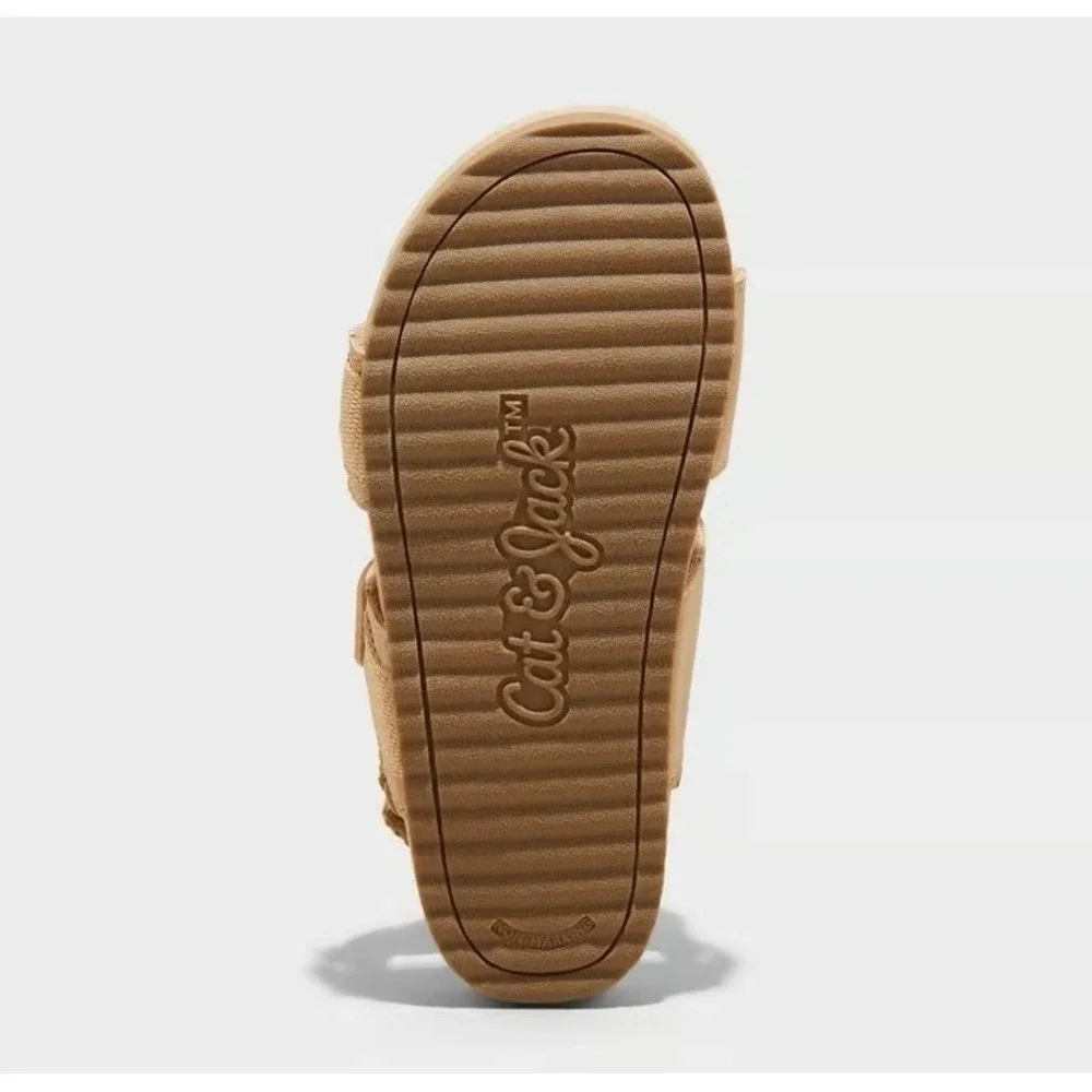 Toddler Boy Cedric Sandals by‎ Cat & Jack Tan New With Tags